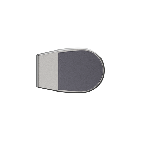 Xcel Series Bumper ? Concealed - With Screw Fixings in Satin Chrome