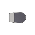 Xcel Series Bumper ? Concealed - With Screw Fixings in Satin Chrome