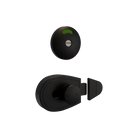 Xcel Series Slide Lock and Indicator Set ? Designer Black - With Screw Fixings in Designer Black