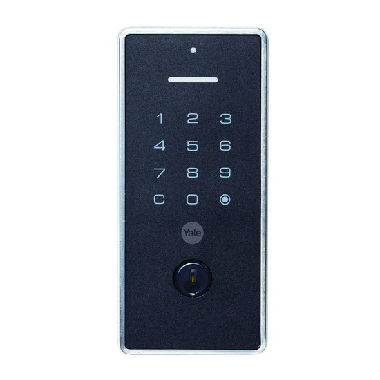 YALE LIBI KEYED DIGITAL DEADBOLT in Satin Nickel