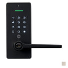 YALE LIBI KEYED LEVER MATT BLACK in Matt Black