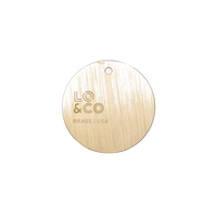 Lo & Co Sample Chip in Brushed Brass