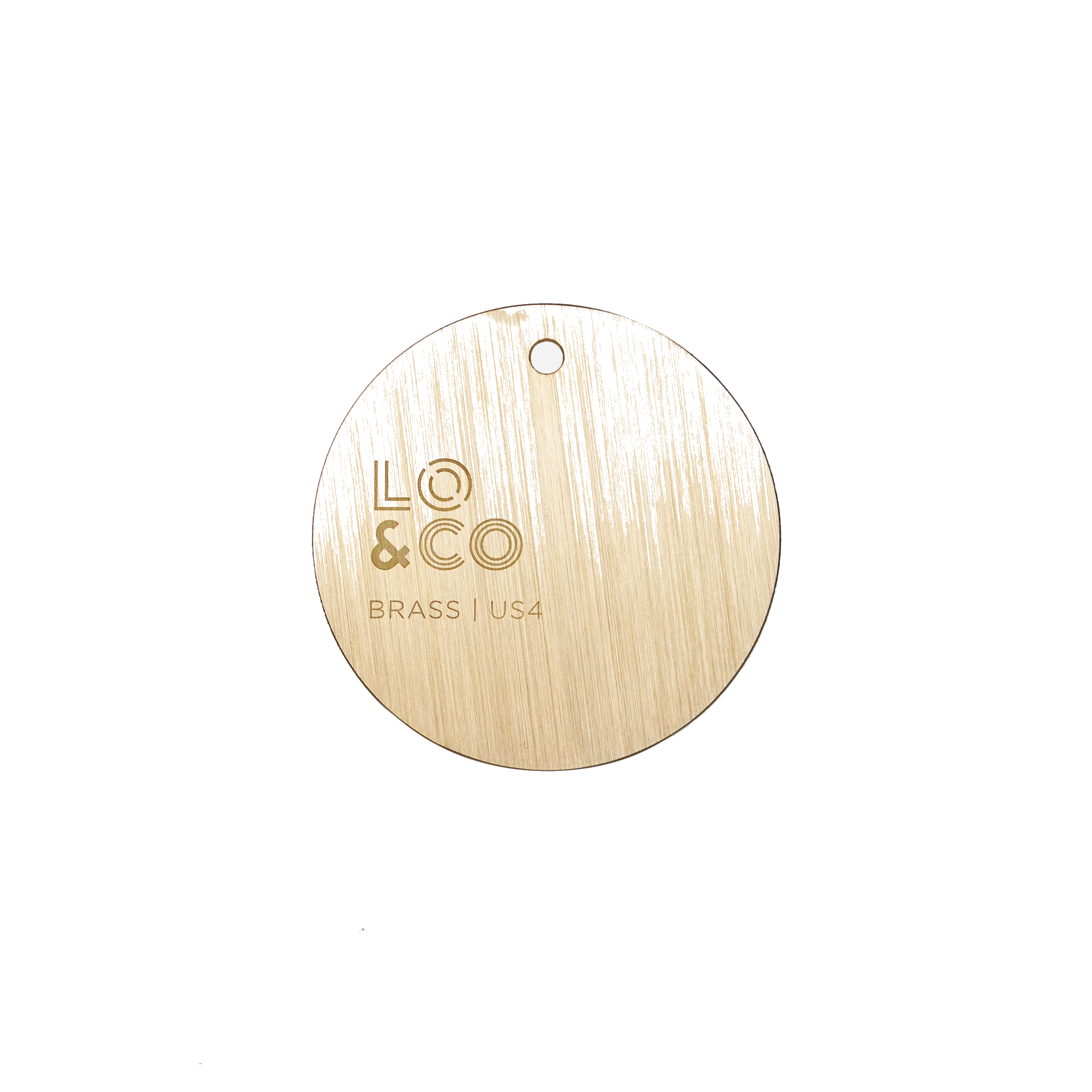 Lo & Co Sample Chip in Brushed Brass