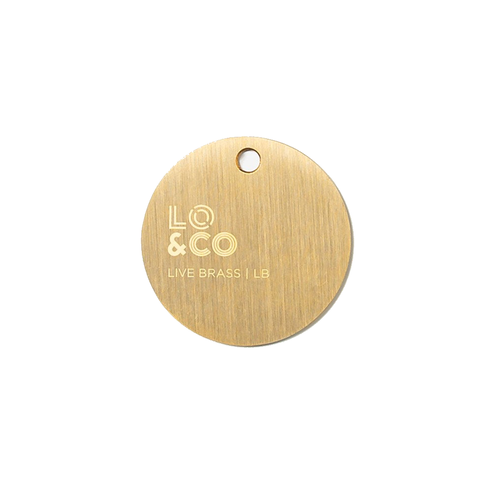 Lo & Co Sample Chip in Live Brass
