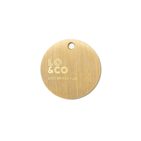Lo & Co Sample Chip in Live Brass