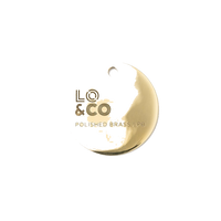 Lo & Co Sample Chip in Polished Brass