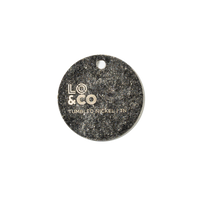 Lo & Co Sample Chip in Tumbled Nickel