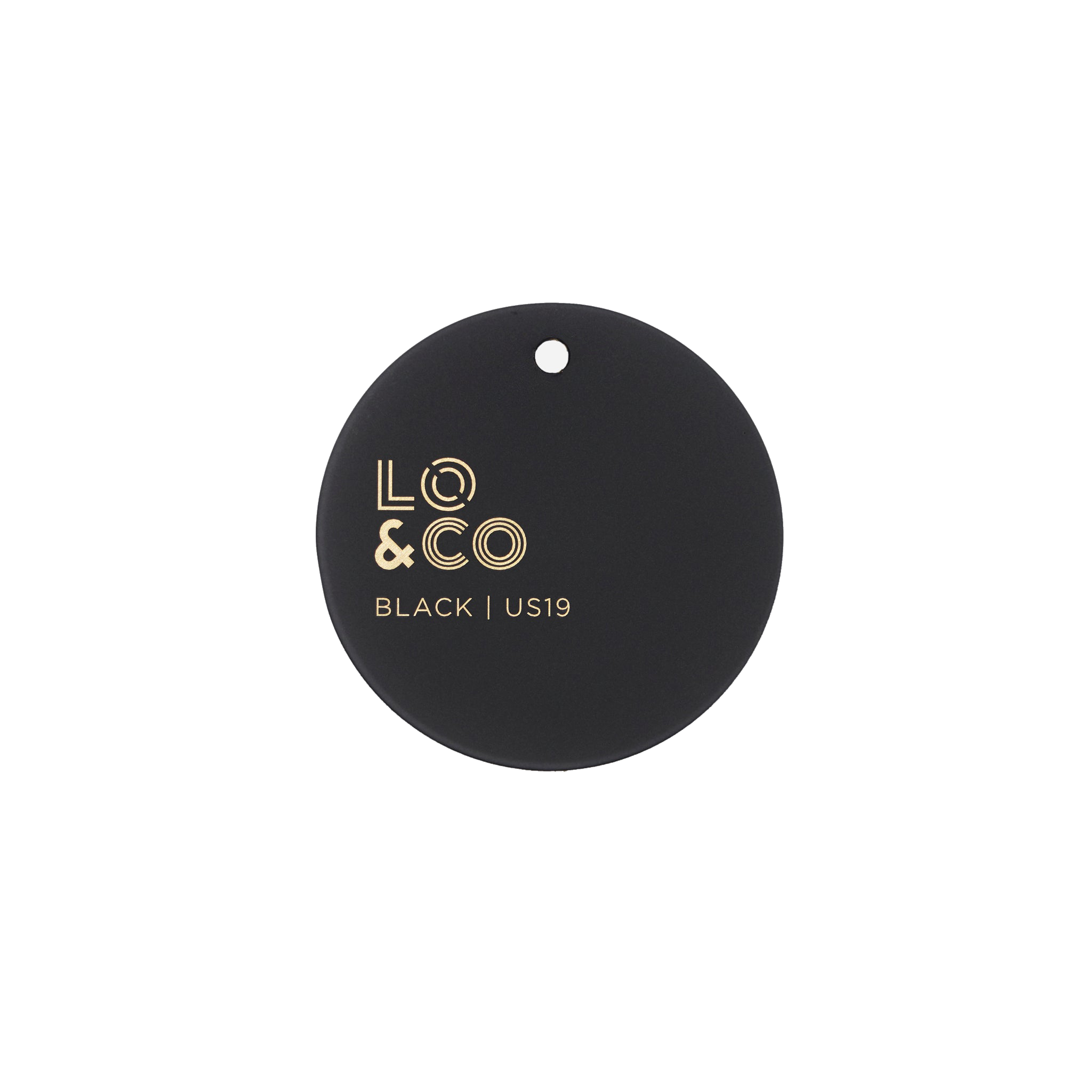 Lo & Co Sample Chip in Matt Black