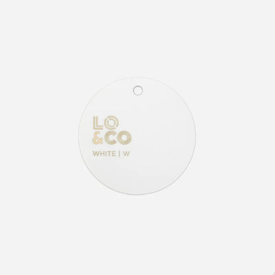 Lo & Co Sample Chip in White