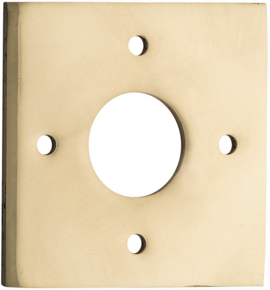 Adaptor Plate Pair Square Rose Polished Brass H60xW60mm in Polished Brass
