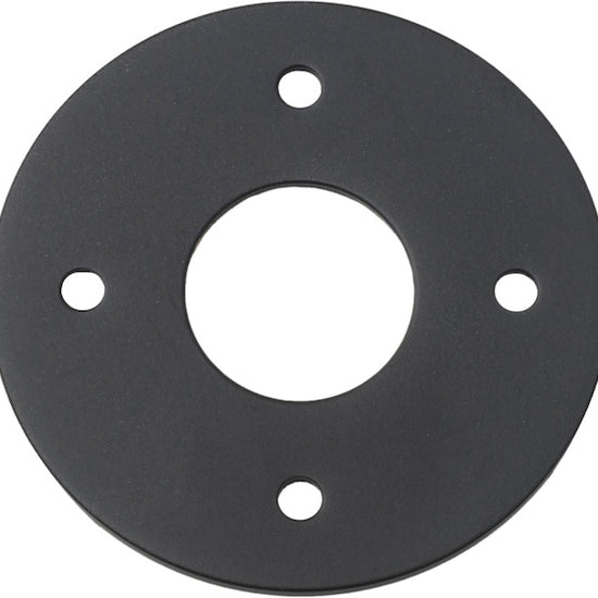 Adaptor Plate Pair Round Rose Matt Black D60mm in Matt Black