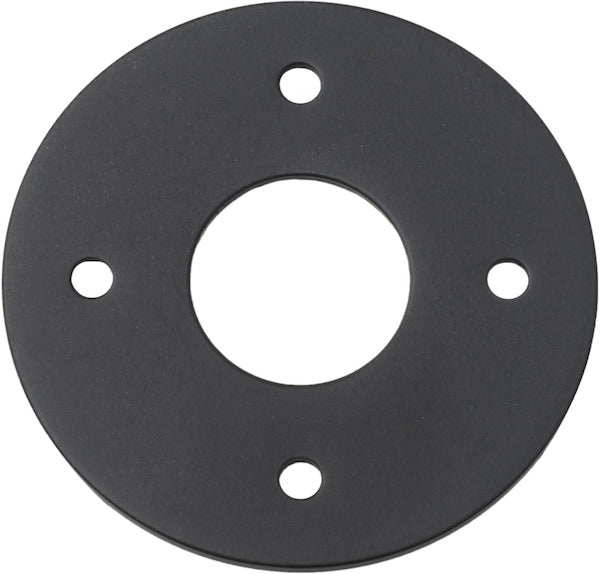 Adaptor Plate Pair Round Rose Matt Black D60mm in Matt Black