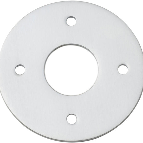 Adaptor Plate Pair Round Rose Brushed Chrome D60mm in Brushed Chrome