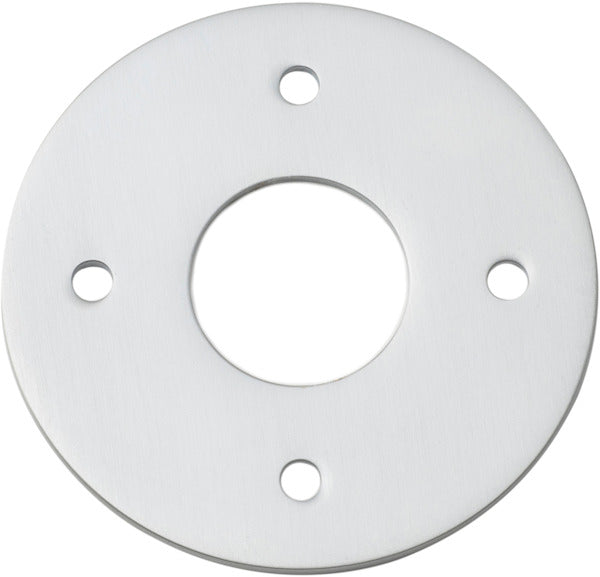Adaptor Plate Pair Round Rose Brushed Chrome D60mm in Brushed Chrome