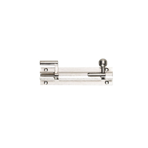 Necked Barrel Bolt, 150 x 31mm in Brushed Nickel