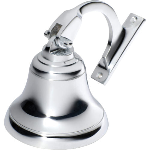 Ships Bell Chrome Plated D100mm in Chrome Plated