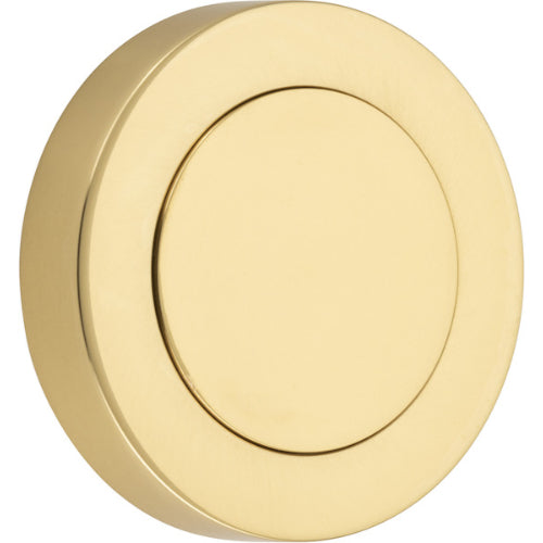 Blank Rose Round Polished Brass D52xP10mm in Polished Brass