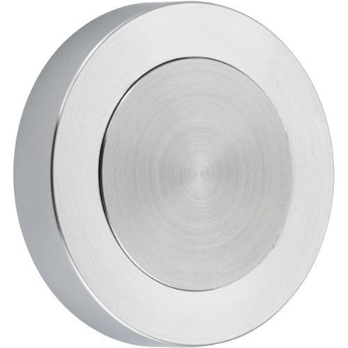 Blank Rose Round Brushed Chrome D52xP10mm in Brushed Chrome