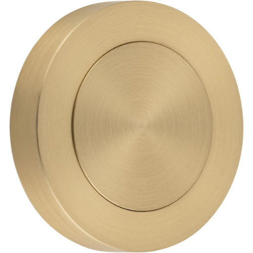 Blank Rose Round Brushed Brass D52xP10mm in Brushed Brass