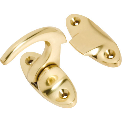 Spur Catch Polished Brass H47xP46mm in Polished Brass