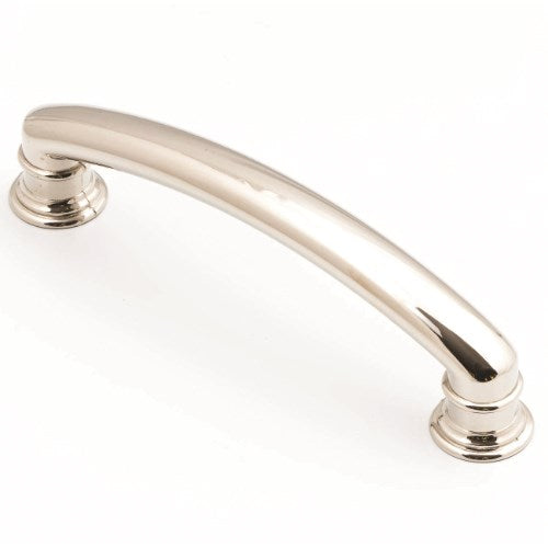 Castella Decade Pull Cabinet Fluted Pull Handle in Polished Nickel
