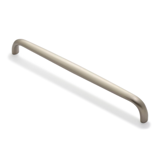 NOSTALGIA Decade 381mm (15") Appliance Pull - Dull Brushed Nickel in Dull Brushed Nickel