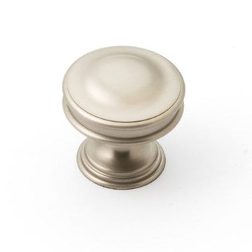 Castella Decade Cabinet Dome Knob in Brushed Nickel
