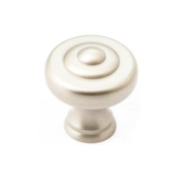 Castella Decade Cabinet Fluted Knob in Brushed Nickel