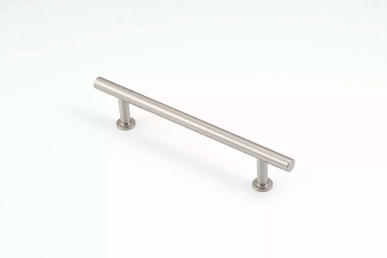 STATEMENT Stirling 128mm Solid Brass Handle - Dull Brushed Nickel in Dull Brushed Nickel