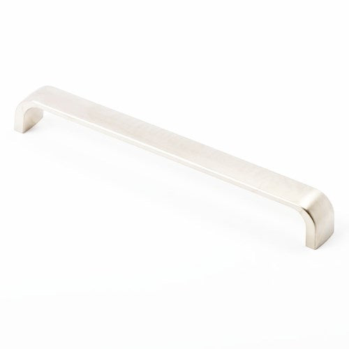 Castella Staple Cabinet Pull Handle in Brushed Nickel