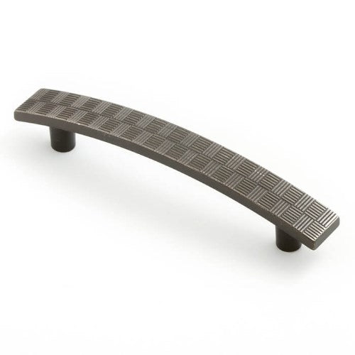 Castella Tesselate Cabinet Pull Handle in Brushed Tin