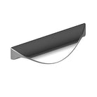 Shell Cabinet Pull Handle 100mm in Polished Chrome