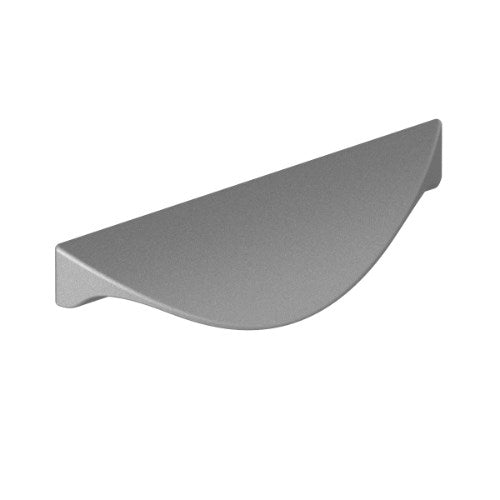 Shell Cabinet Pull Handle 100mm in Satin Chrome