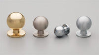 Kethy BK35 brass cabinet knob with a polished finish, featuring a rounded design for kitchen or furniture cabinetry.