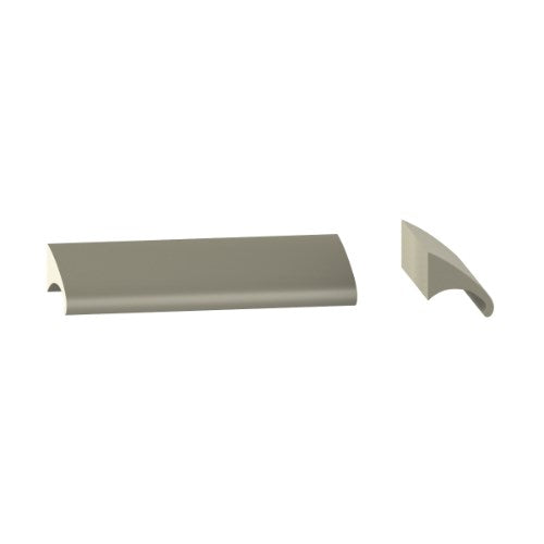 Awning Handle 40mm Long 30mm CTC in Brushed Nickel