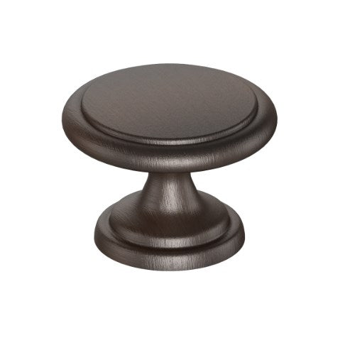 Cabinet Knob. Knob 29.8mm in Black Olive