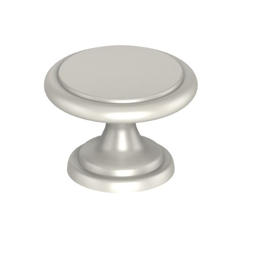 Cabinet Knob. Knob 29.8mm in Matt Nickel