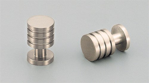 Uhura Brass Cabinet Knob in Brushed Nickel