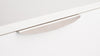 Edge Pull Curved 224mm, 192mm CTC in Satin Stainless
