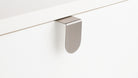 Edge Pull 32mm, 16mm CTC in Satin Stainless