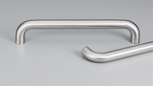 15.8mm dia Cabinet Pull Handle 784mm CTC in Satin Stainless
