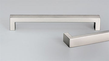 20x10mm Oblong Cabinet Pull Handle 802mm with 792mm CTC in Satin Stainless
