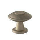 Cabinet Knob. Rd Hampton Knob 31mm in Matt Oxidised Tin