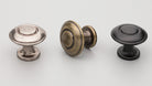 Cabinet Knob. Rd Hampton Knob 31mm in Graphite