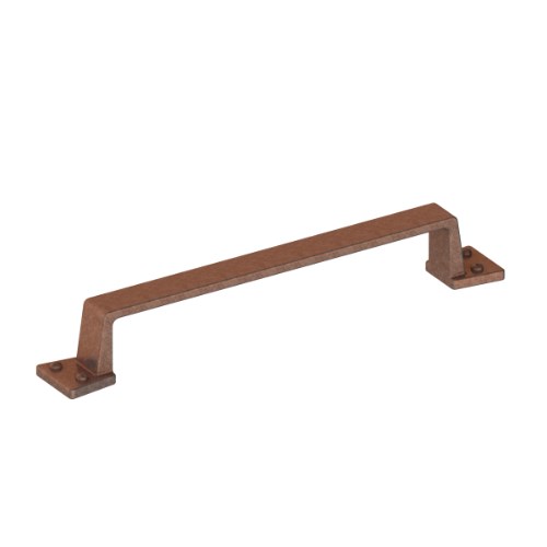 Aston Cabinet Pull Handle 128mm CTC in Rustic Copper