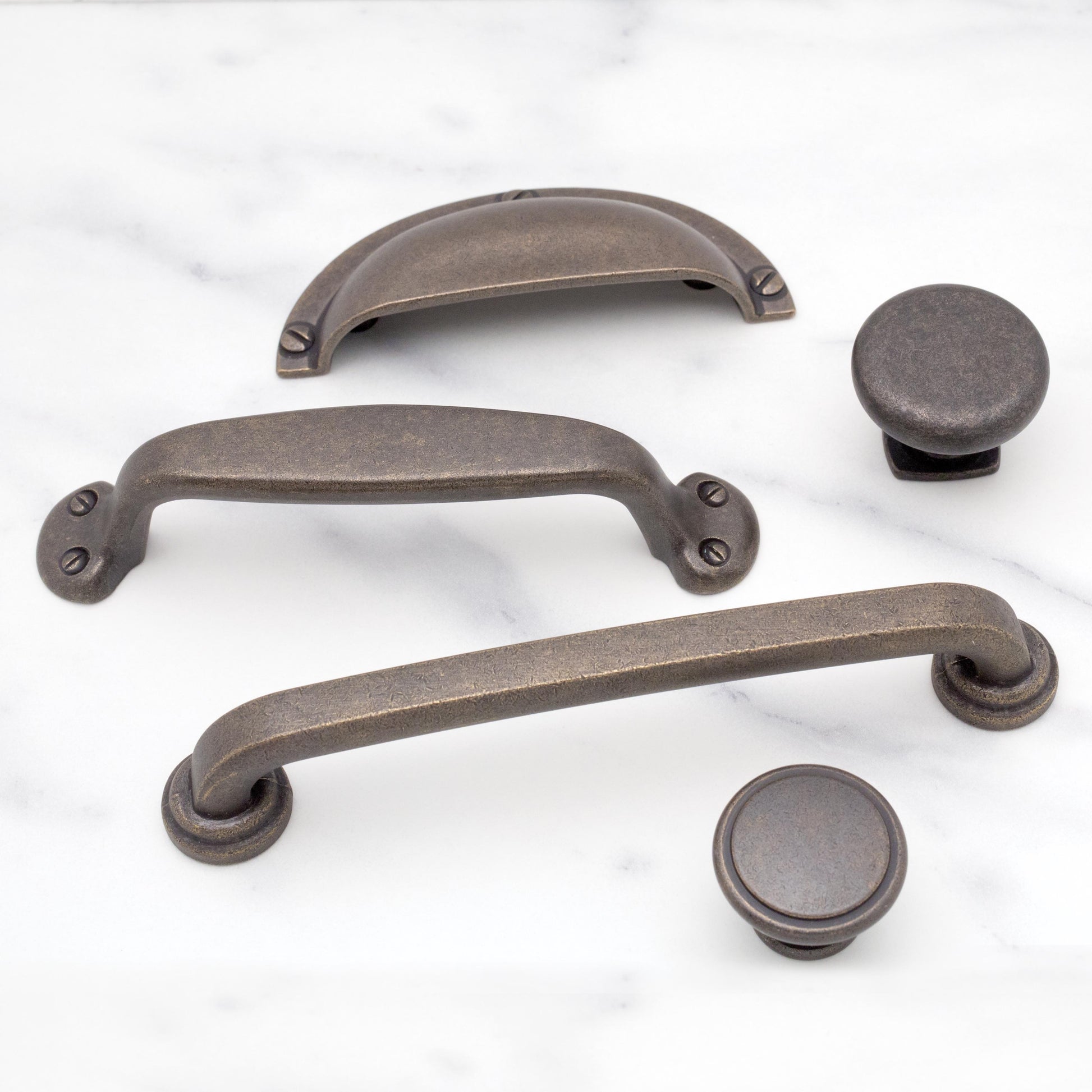 Lawley Handle 160mm CTC in Rustic Brass