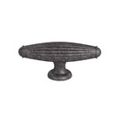 Cabinet Knob. Ashford oval knob 66mm x 17mm in Antique Pewter