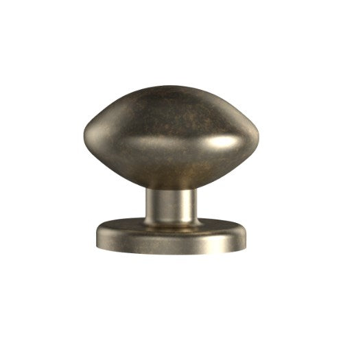 Cabinet Knob. Witton Knob 35mm in Oxidised Tin Gloss