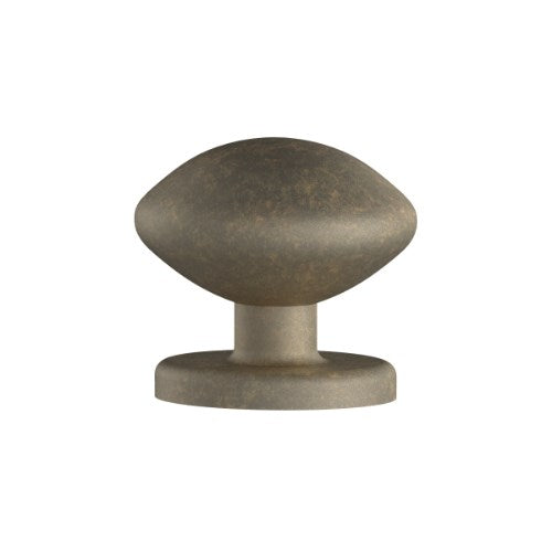 Cabinet Knob. Witton Knob 35mm in Oxidised Tin Matt