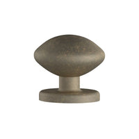 Cabinet Knob. Witton Knob 35mm in Oxidised Tin Matt